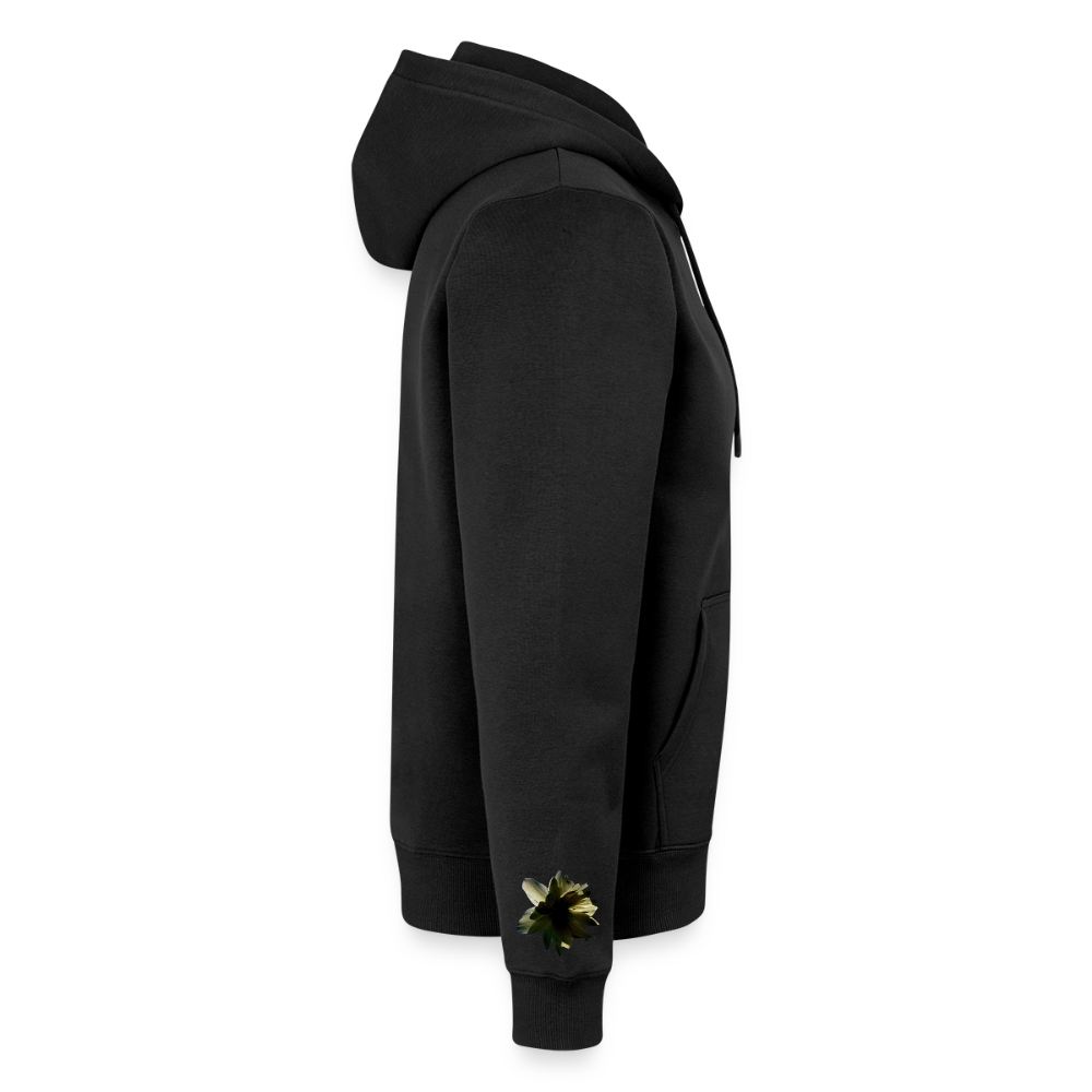 Organic Zip Hoodie :: - black