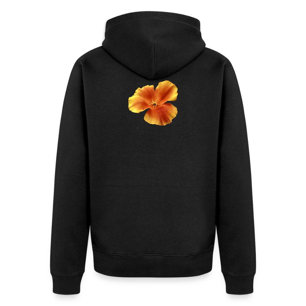 Organic Zip Hoodie ::::: :::: - black