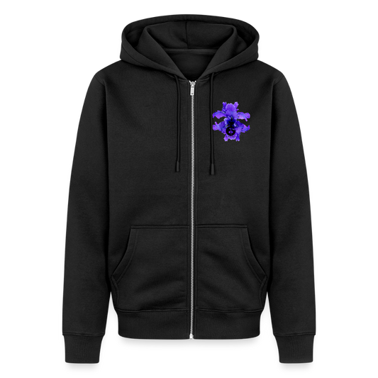 Organic Zip Hoodie - black