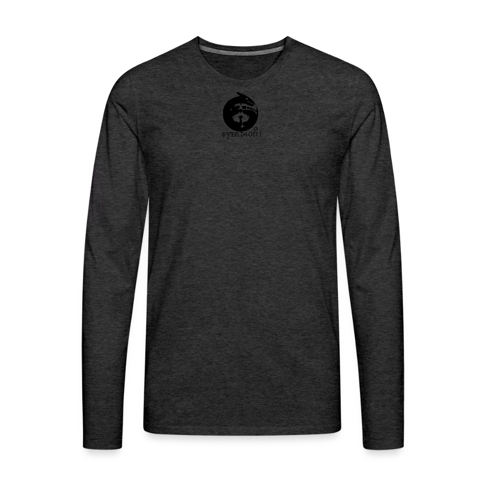 Long Sleeve T - charcoal grey