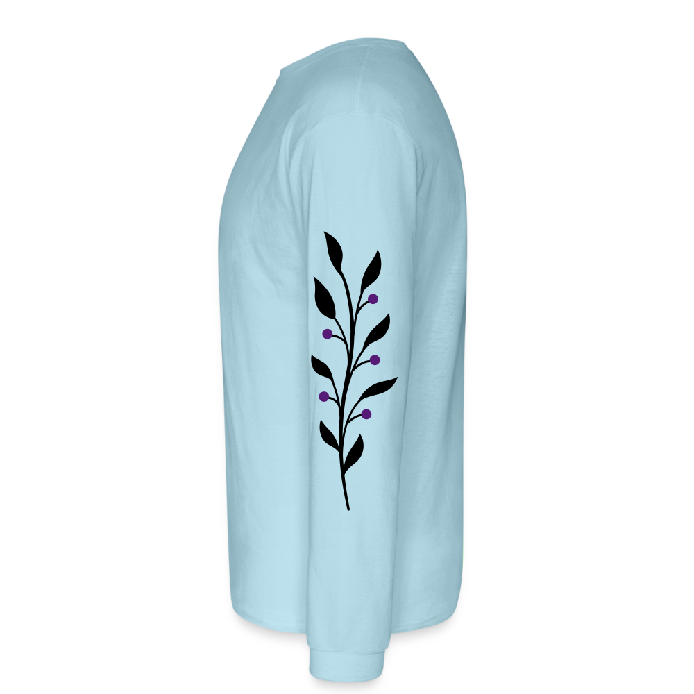 Daisy Long Sleeve T - powder blue