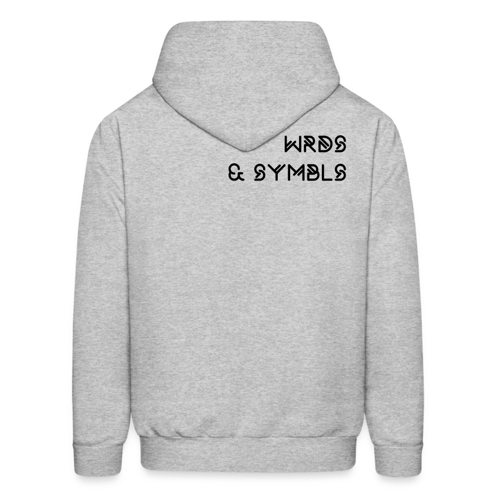 WRDS & SYMBLS Hoodie - heather gray