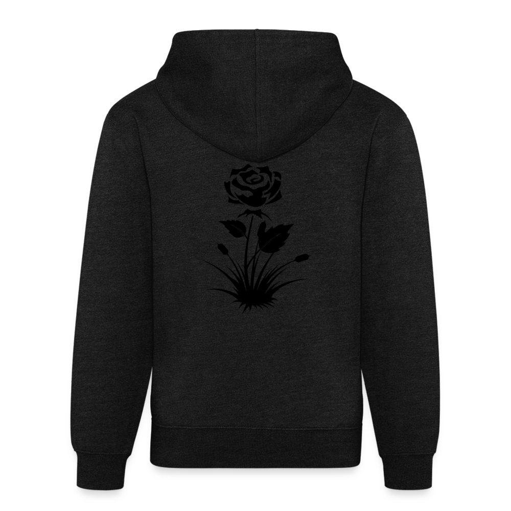 ROSE - Unisex Organic Hoodie - charcoal grey