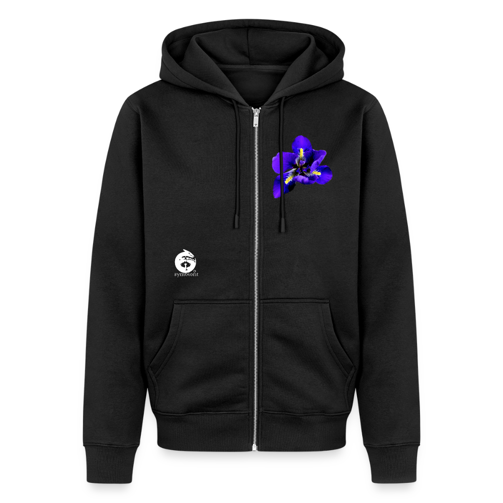 Organic Zip Hoodie ::::: - black