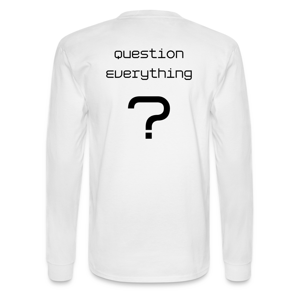 Question Long Sleeve T-Shirt - white