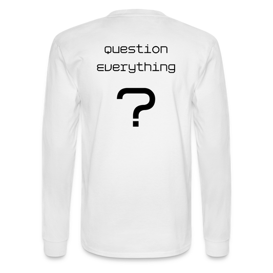 Question Long Sleeve T-Shirt - white