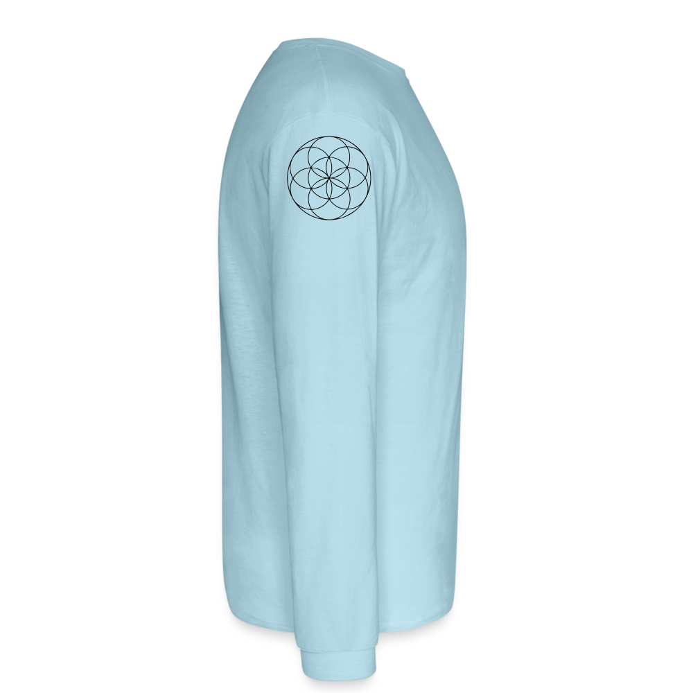 Daisy Long Sleeve T - powder blue