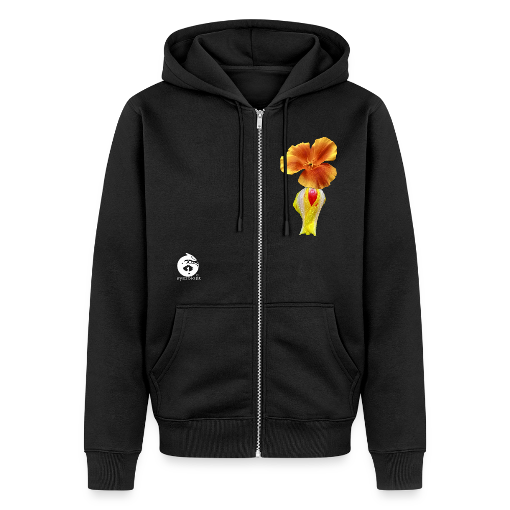 Capitalism :::: Organic Zip Hoodie - black