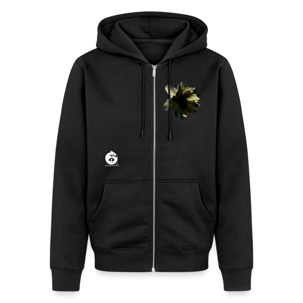 Organic Zip Hoodie :: - black