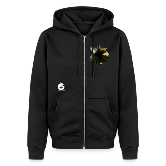 Organic Zip Hoodie :: - black
