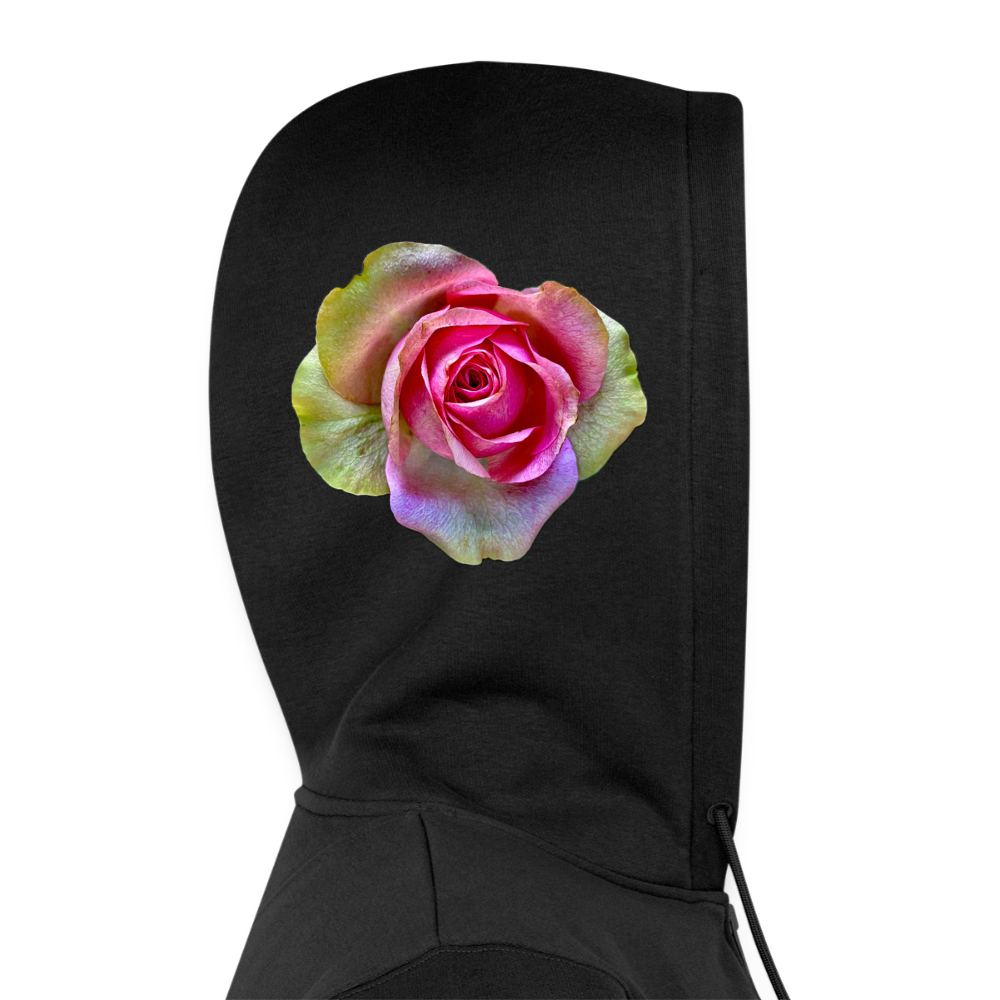 City of Roses :: Organic Zip Hoodie - black