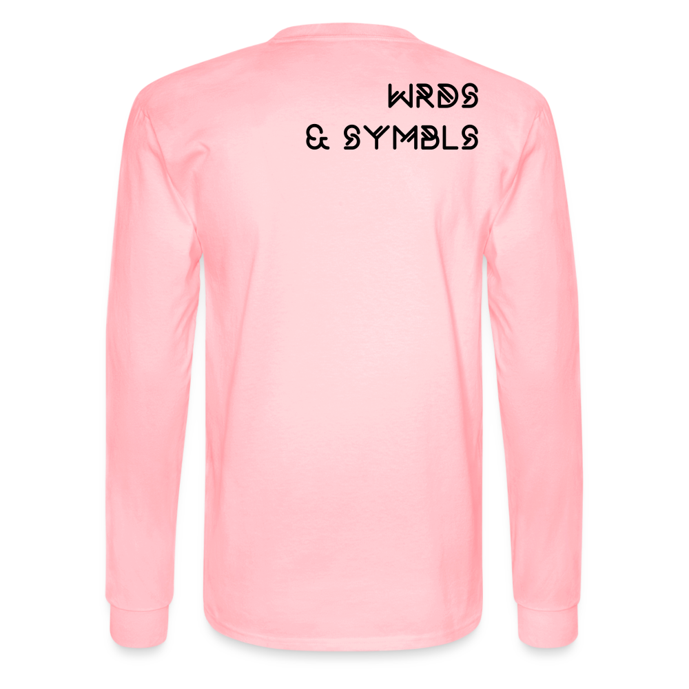 WRDS & SYMBLS Long Sleeve T - pink