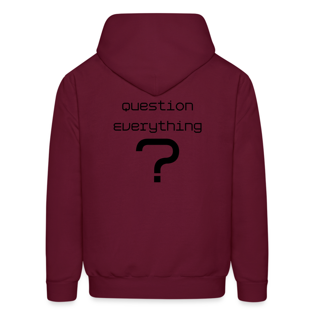 Question Hoodie - burgundy