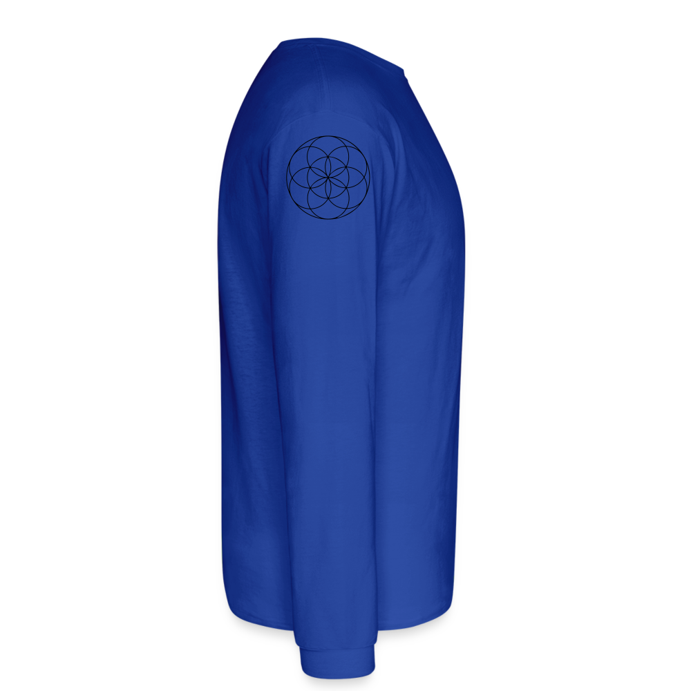 Daisy Long Sleeve T - royal blue