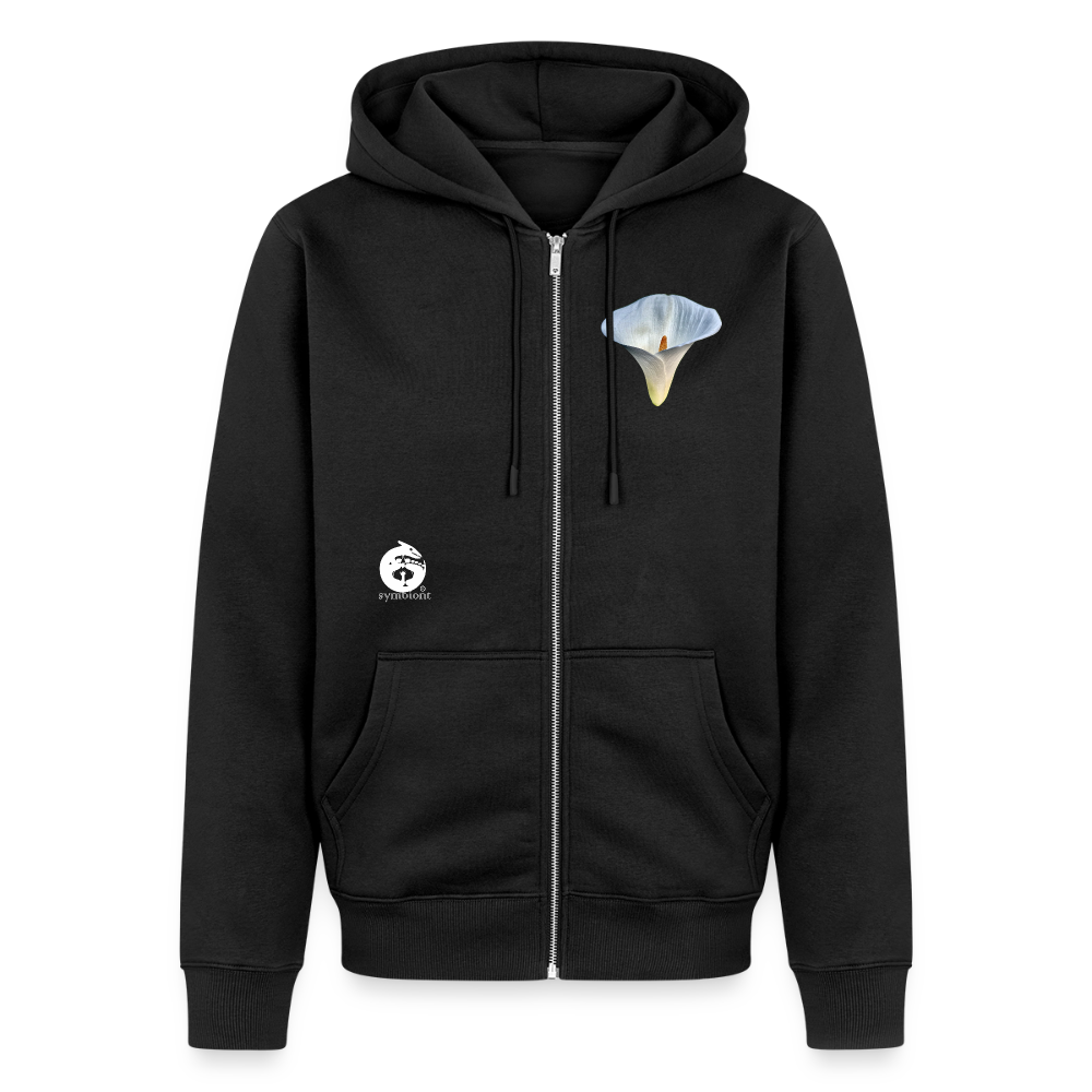 Organic Zip Hoodie ::::: ::::: ::::: : - black