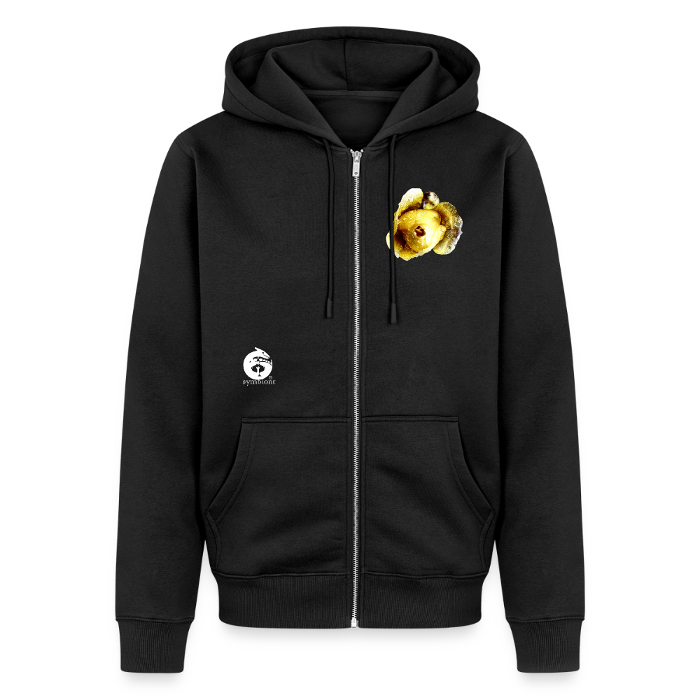Organic Zip Hoodie :::::  : - black