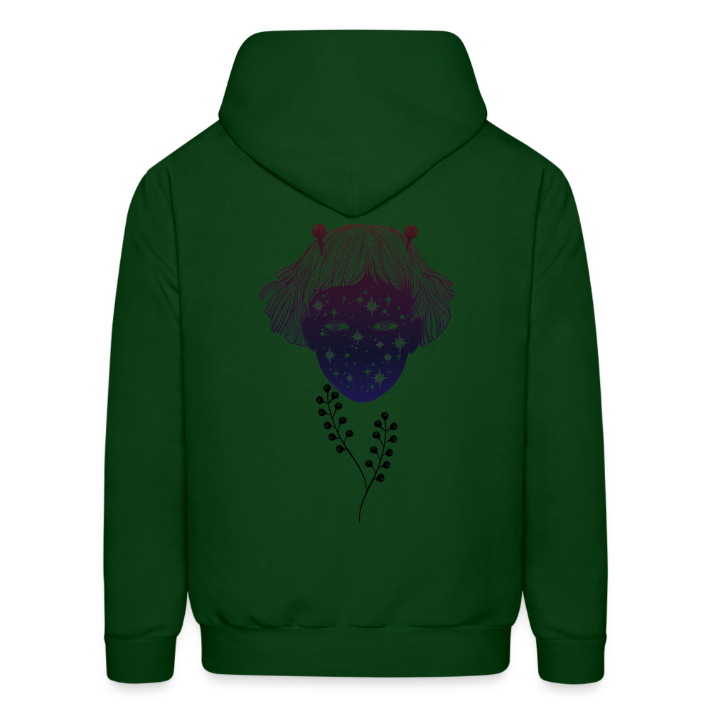 Universe within Hoodie - forest green