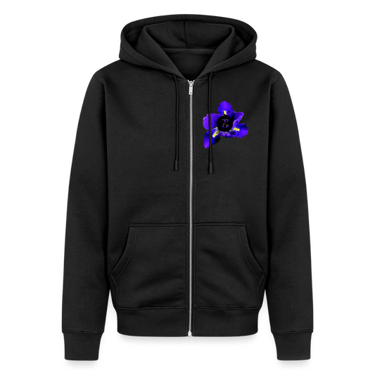 Organic Zip Hoodie ::::: - black