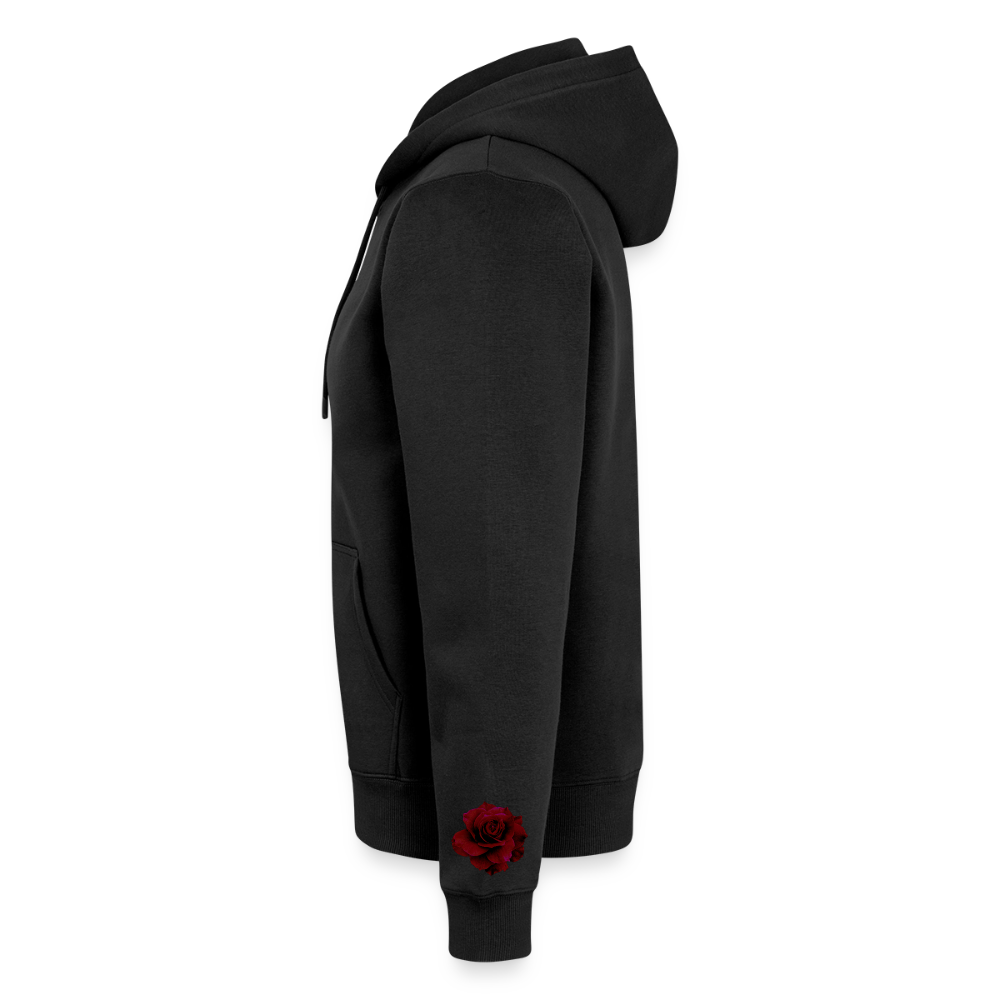 Seed/Flower of Life : Organic Zip Hoodie - black