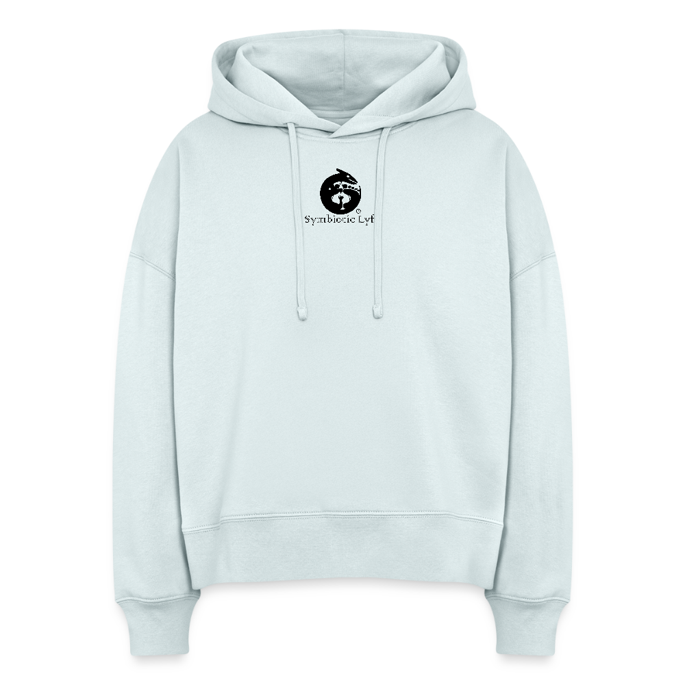 Women's Organic Hoodie - blue ice