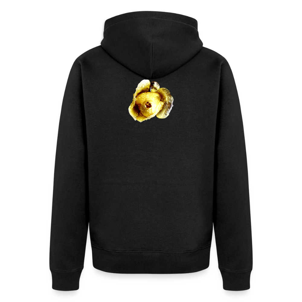 Organic Zip Hoodie :::::  : - black