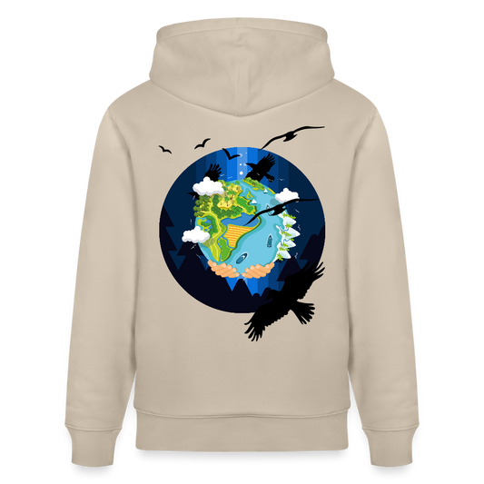 Earth Love - Organic Hoodie - dust