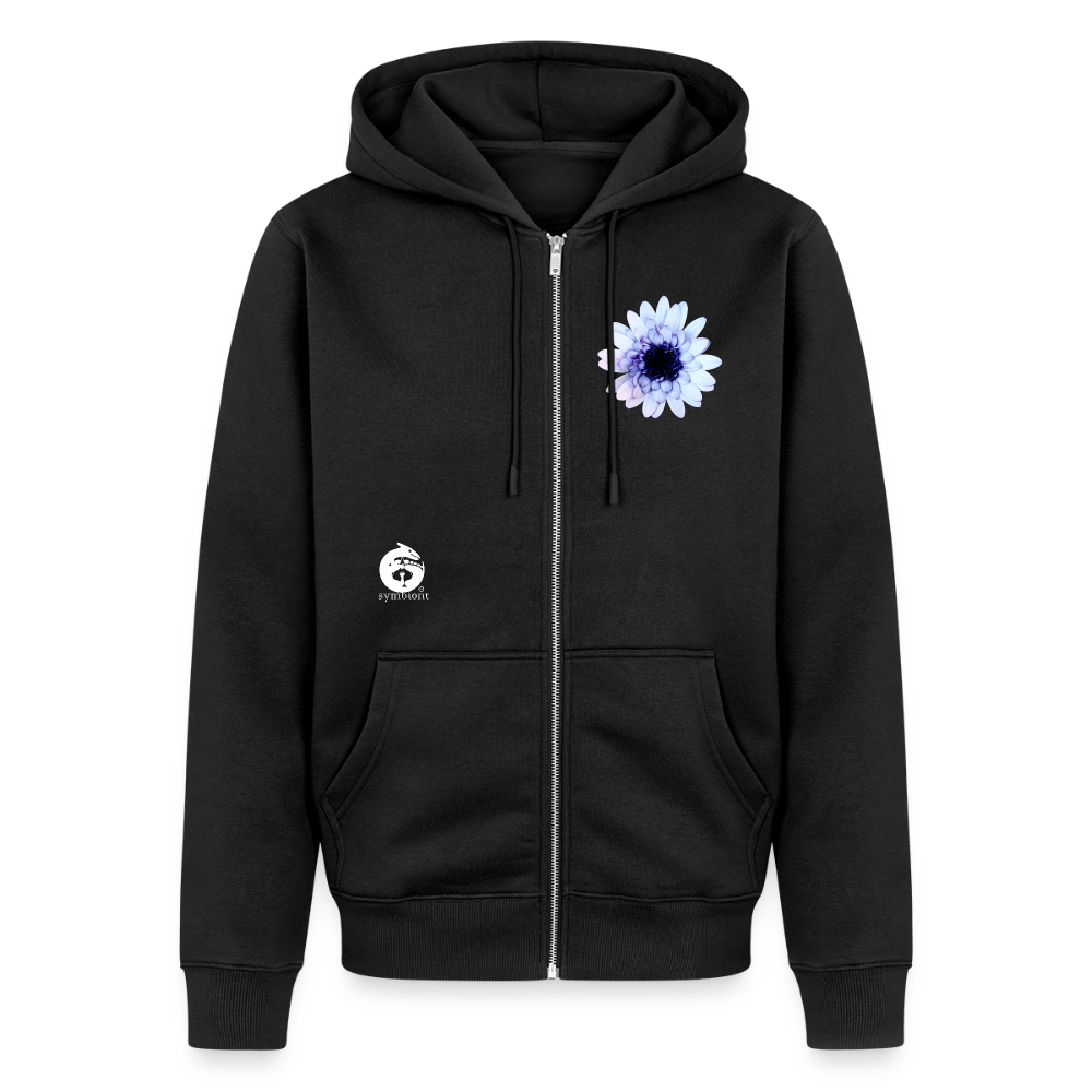 Organic Zip Hoodie ::::: ::::: : - black
