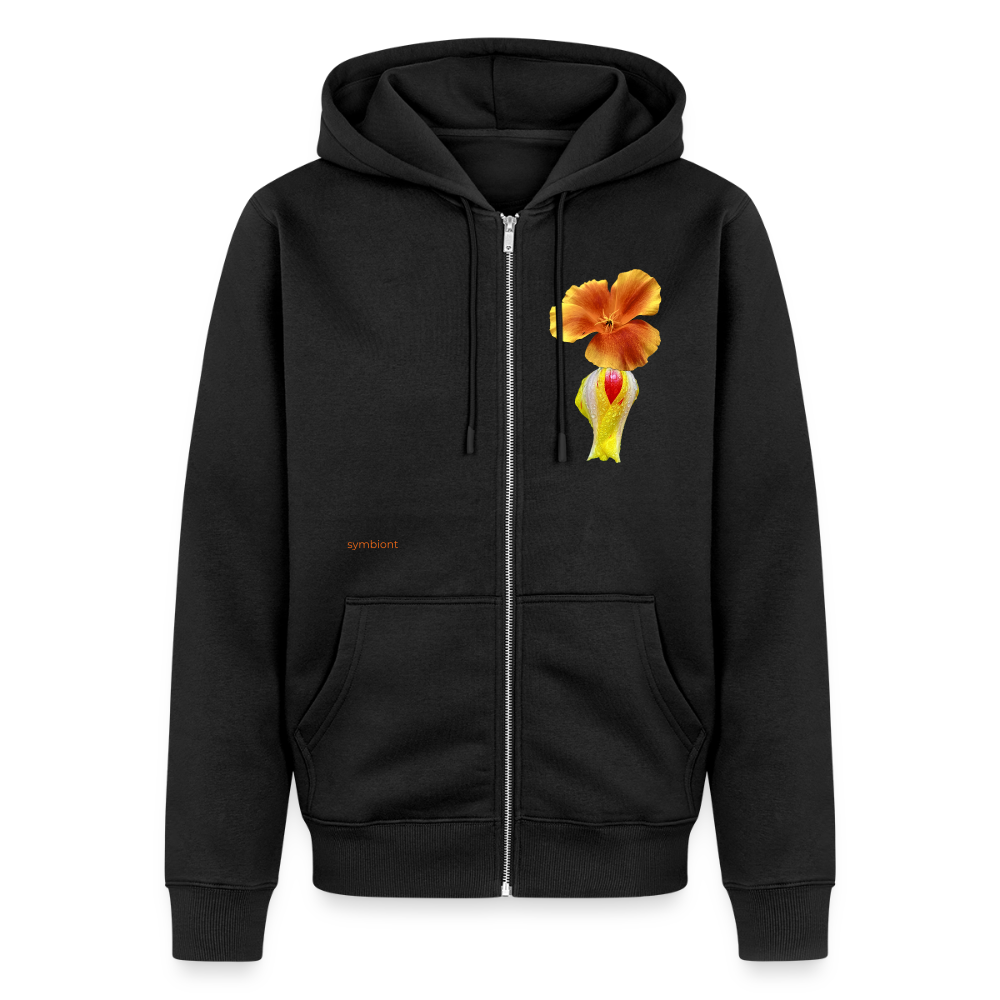 Capitalism :::: Organic Zip Hoodie - black