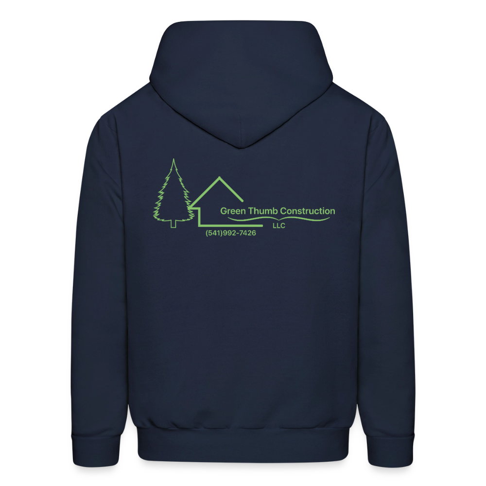Green Thumb Construction Hoodie - navy
