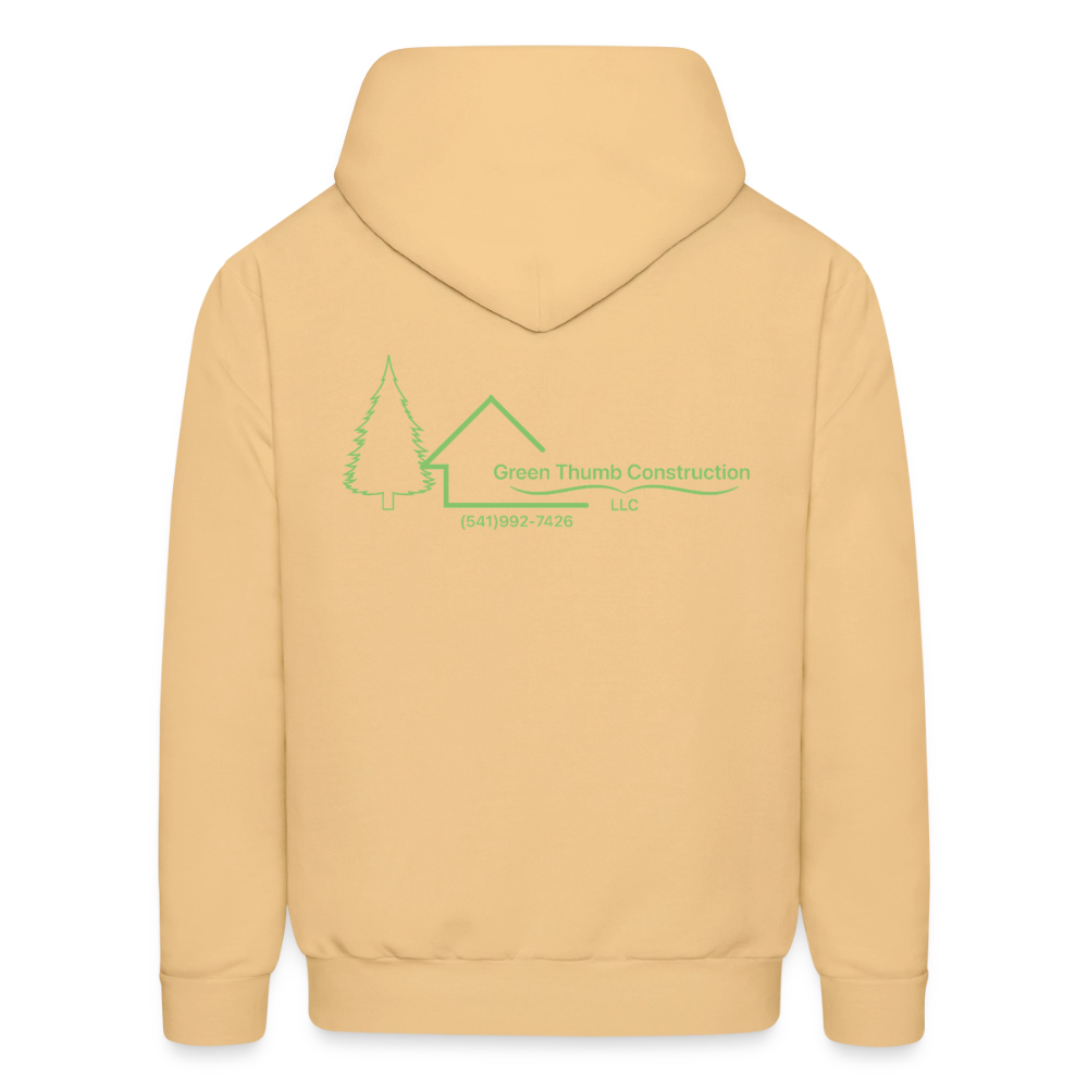Green Thumb Construction Hoodie - light gold 