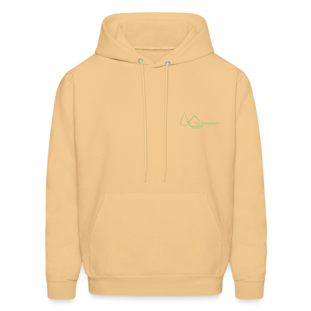 Green Thumb Construction Hoodie - light gold 