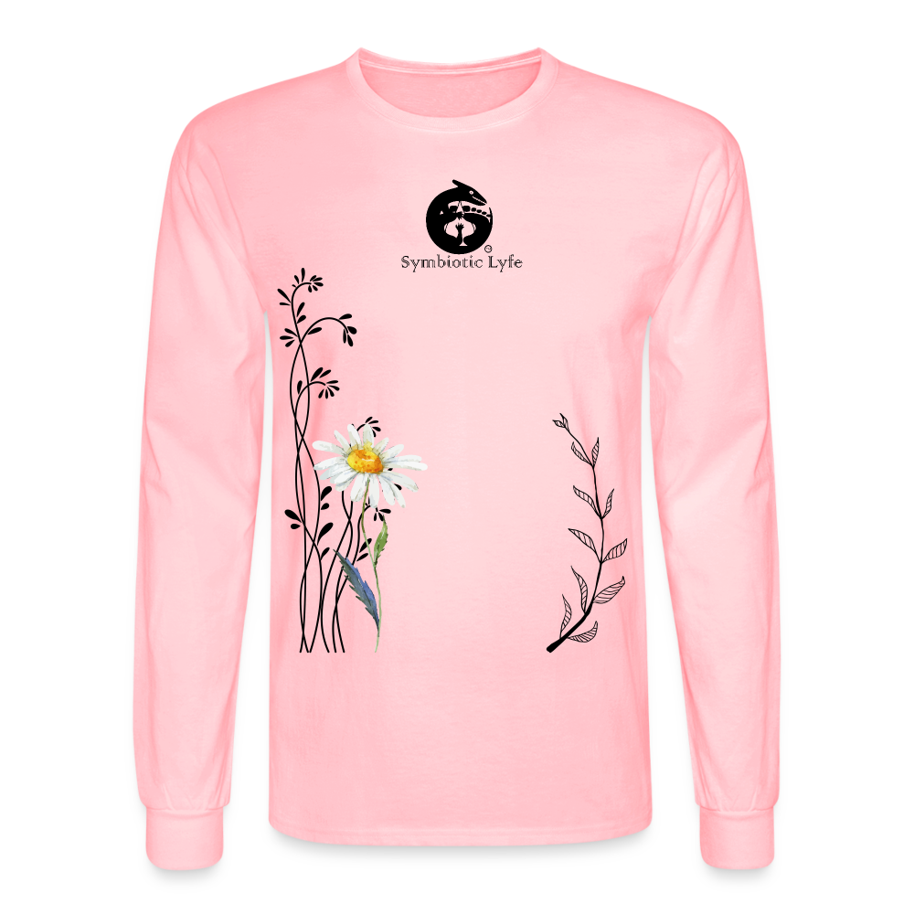 Daisy Long Sleeve T - pink