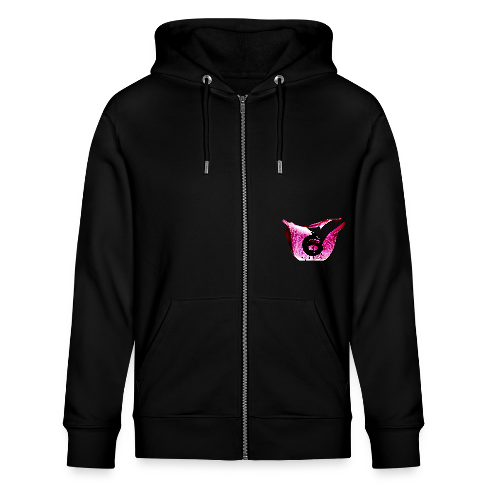 Organic Zip Hoodie ::: - black