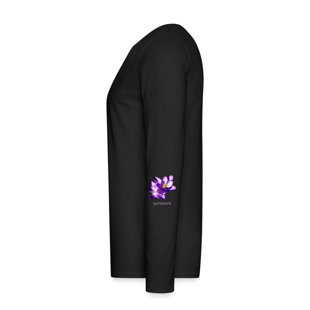 Men's Style Premium Long Sleeve : - black