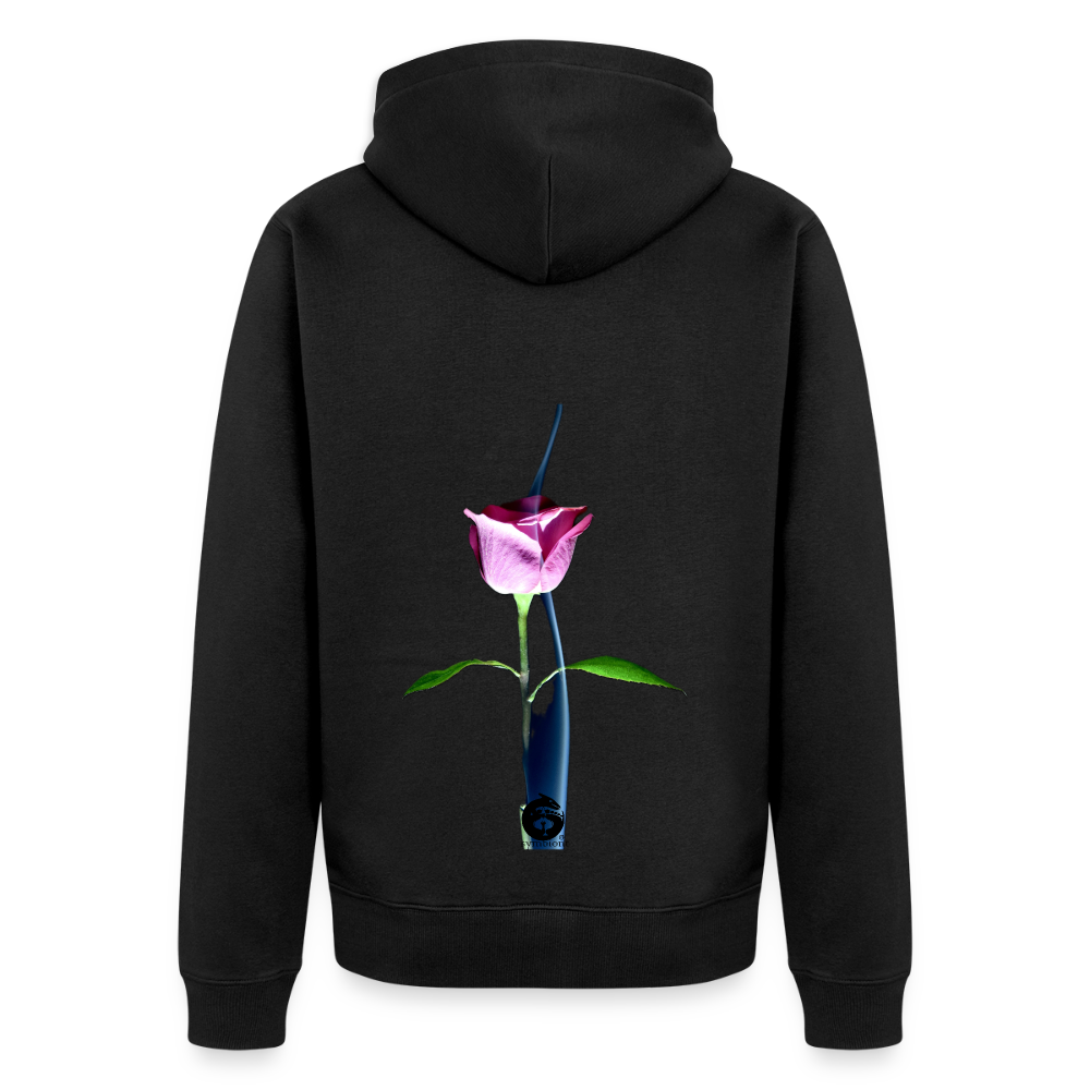 Smoke & Roses :::::  ::  Organic Zip Hoodie - black