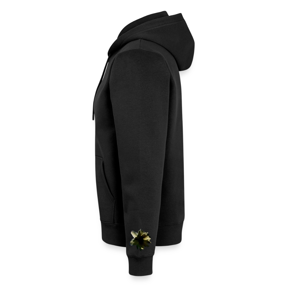 Organic Zip Hoodie :: - black