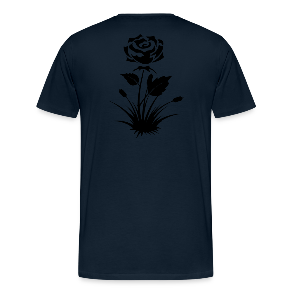 ROSE - Men’s Premium Organic T - deep navy