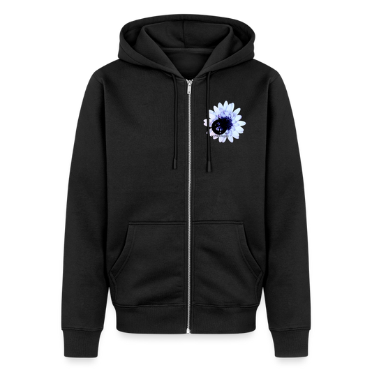 Organic Zip Hoodie ::::: ::::: : - black