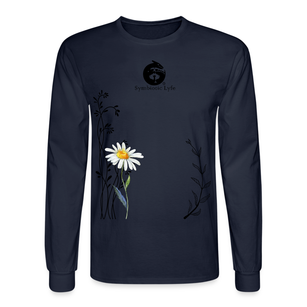 Daisy Long Sleeve T - navy