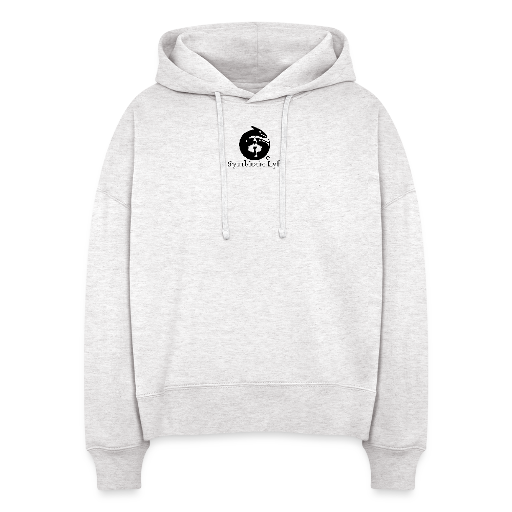 Women's Organic Hoodie - cool heather grey