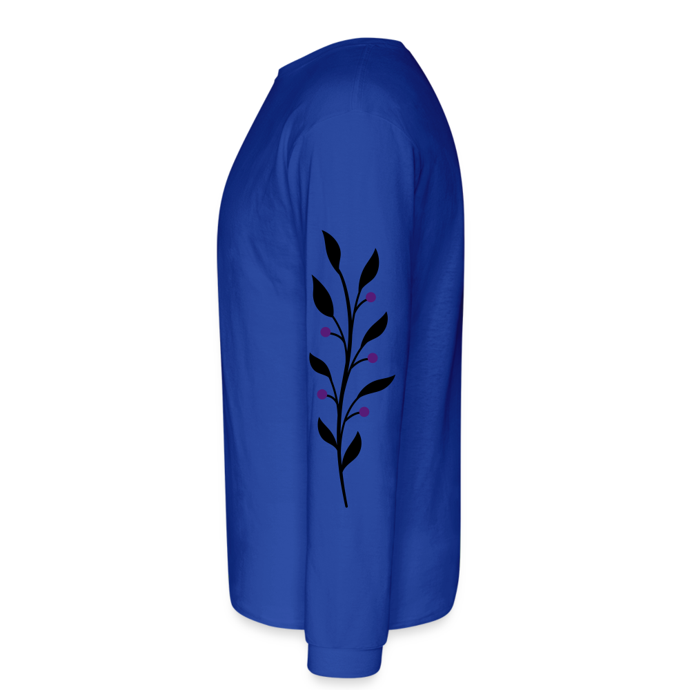 Daisy Long Sleeve T - royal blue