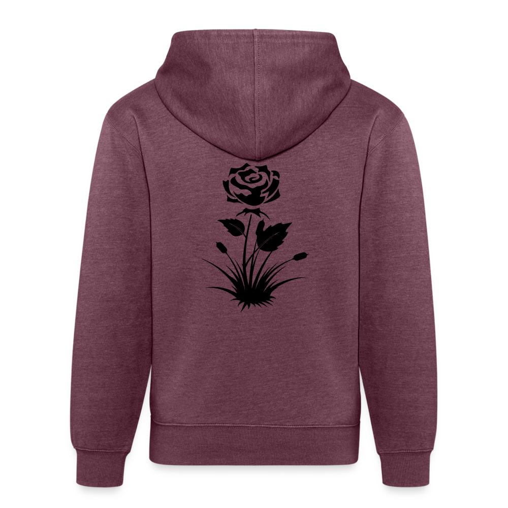 ROSE - Unisex Organic Hoodie - heather burgundy