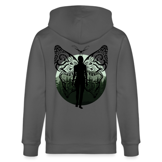 Evolve - Organic Zip Hoodie - anthracite