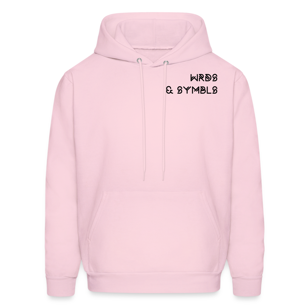 WRDS & SYMBLS Hoodie - pale pink