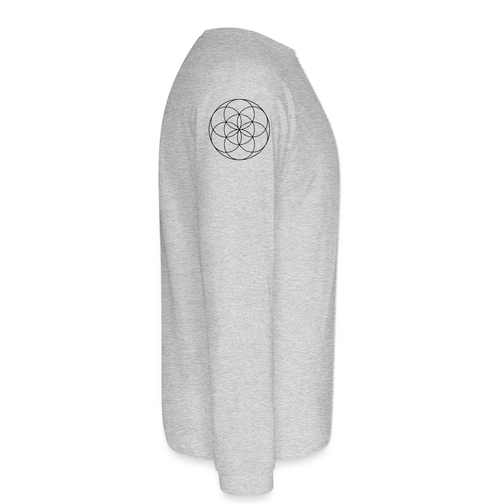 Daisy Long Sleeve T - heather gray