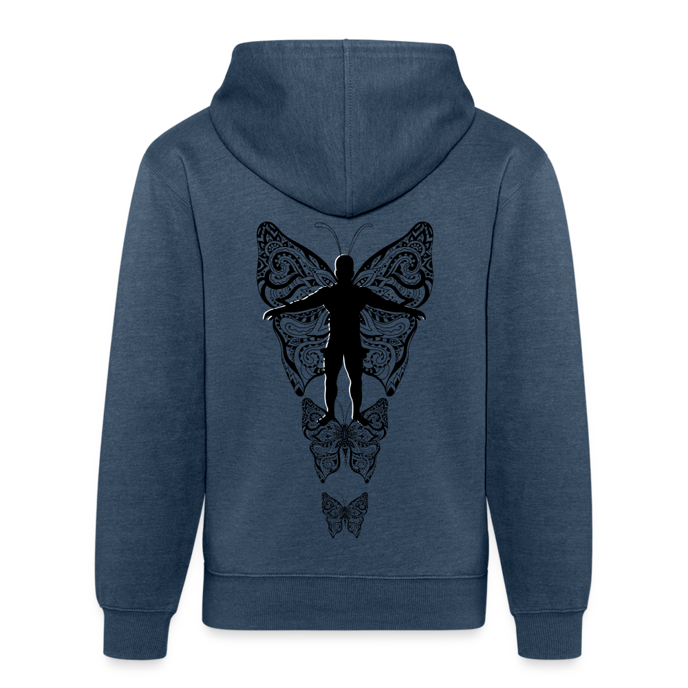 Evolve - Unisex Organic Hoodie - heather navy