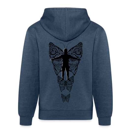 Evolve - Unisex Organic Hoodie - heather navy