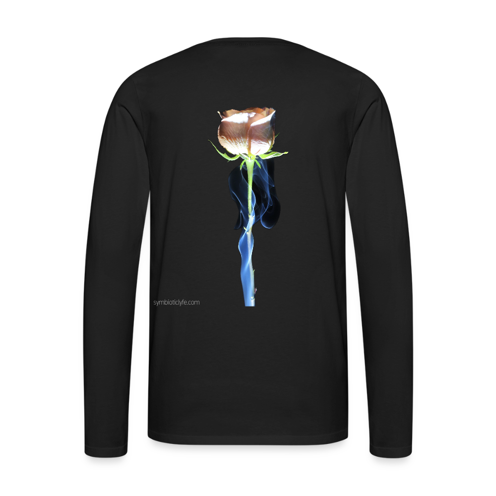 Smoke & Roses ::::  Mens Style Long Sleeve - black