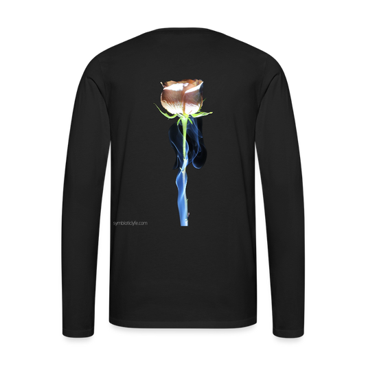 Smoke & Roses ::::  Mens Style Long Sleeve - black
