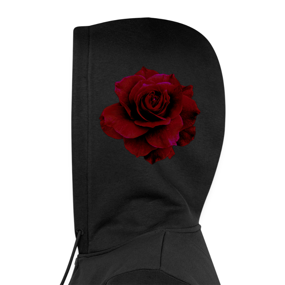 City of Roses ::: Organic Zip Hoodie - black